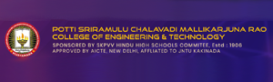 Potti Sriramulu Chalavadi Mallikarjuna Rao college of engineering and